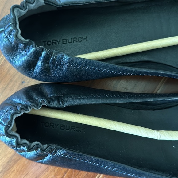 Tory Burch Minnie Travel Flat Black Size 10 New! - Picture 9 of 9